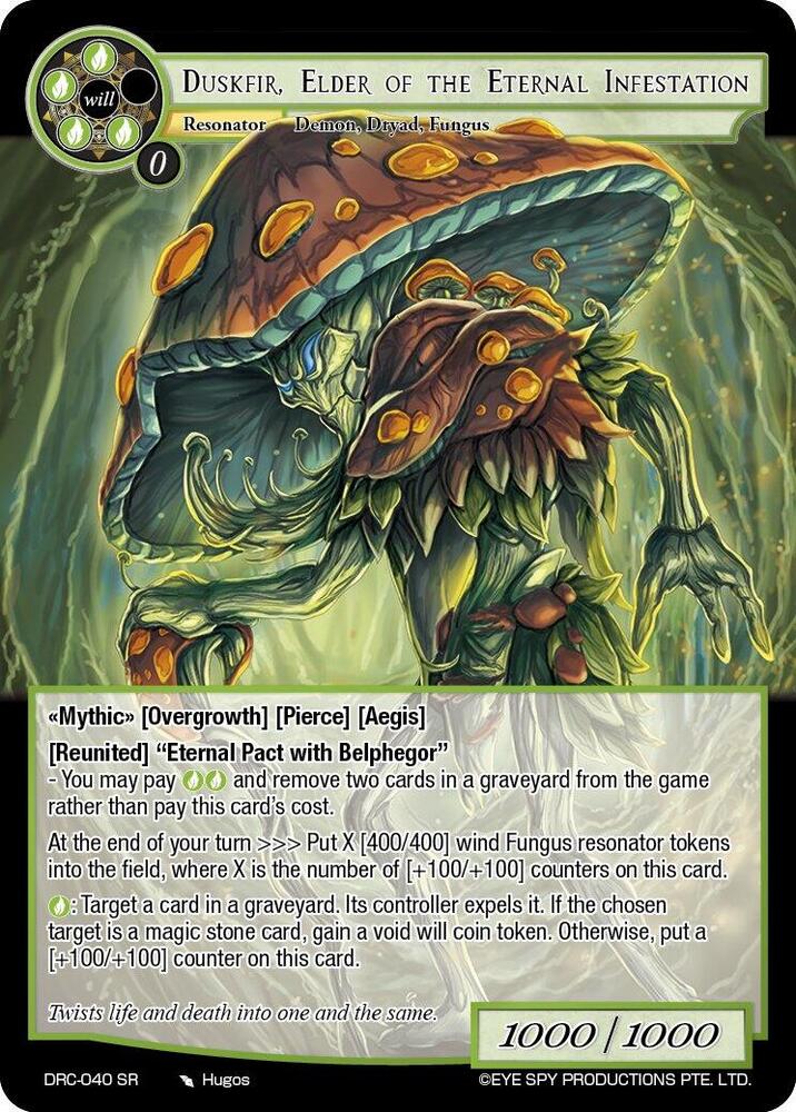Duskfir, Elder of the Eternal Infestation