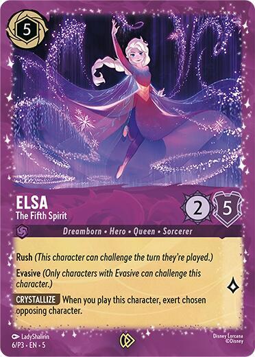 Elsa - The Fifth Spirit - Disney Lorcana Promo Cards - Disney