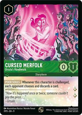 Cursed Merfolk - Ursula's Handiwork - Disney Lorcana Promo Cards