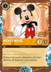 Mickey Mouse - True Friend (Disney Cruise Promo) - Disney Lorcana Promo Cards