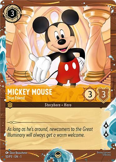 Mickey Mouse - True Friend (Disney Cruise Promo) - Disney Lorcana