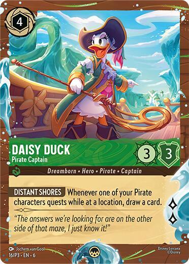 Daisy Duck - Pirate Captain (Disney Cruise Promo) - Disney Lorcana