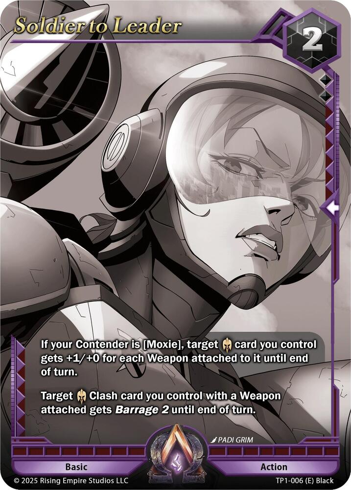 Soldier to Leader (Monochrome)
