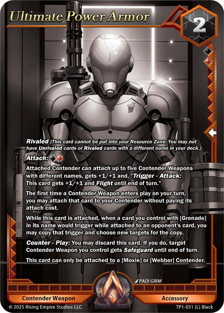 Ultimate Power Armor (Monochrome)