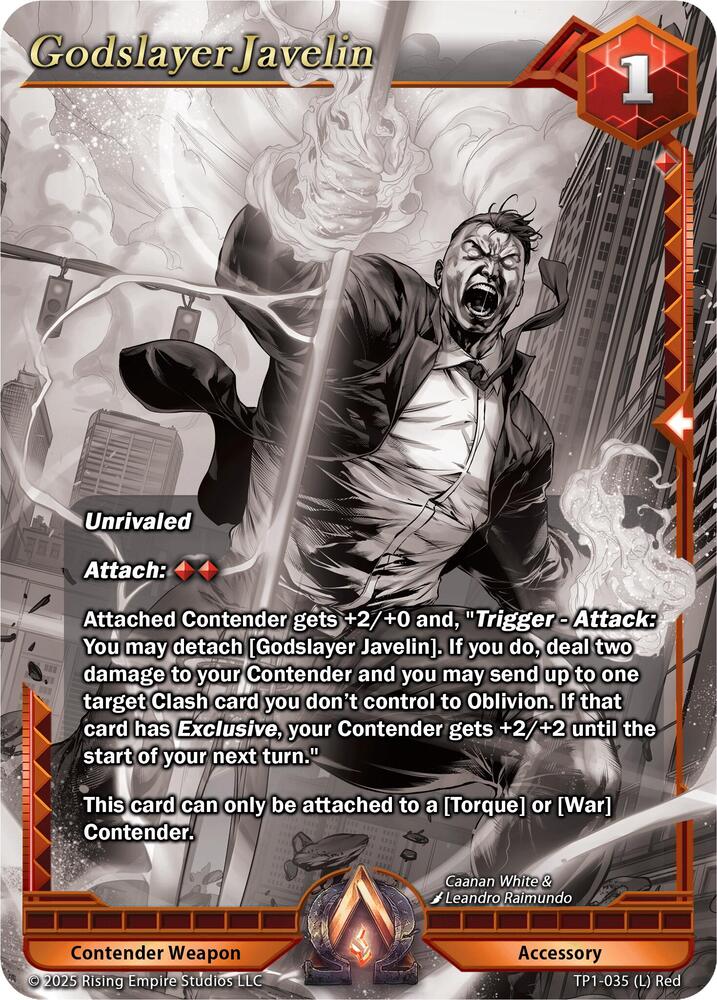 Godslayer Javelin (Monochrome)