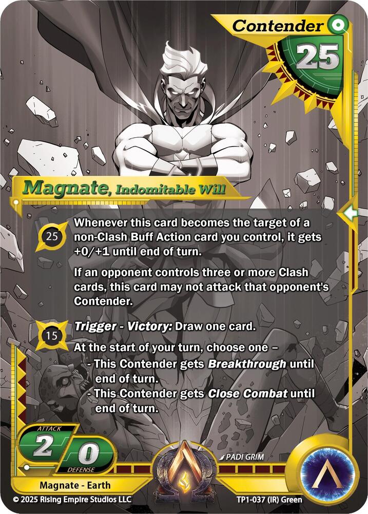 Magnate, Indomitable Will (Monochrome)