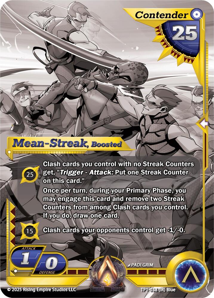Mean-Streak, Boosted (Monochrome)