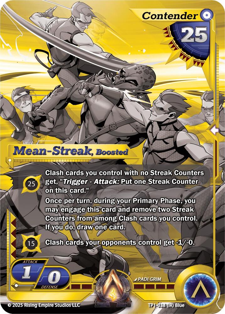 Mean-Streak, Boosted (Gold)