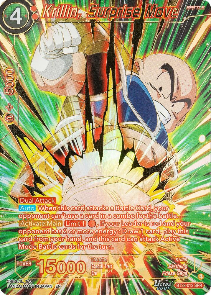 Krillin, Surprise Move (SPR) - Prismatic Clash - Dragon Ball Super