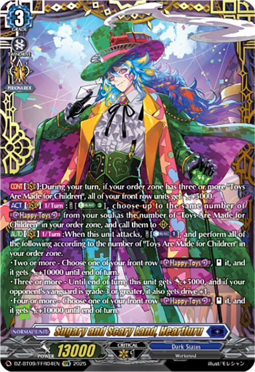 バルダリード　FFR 状態A-〕白閃の大鎌バルダリード【FFR】{DZ-BT02/FFR09