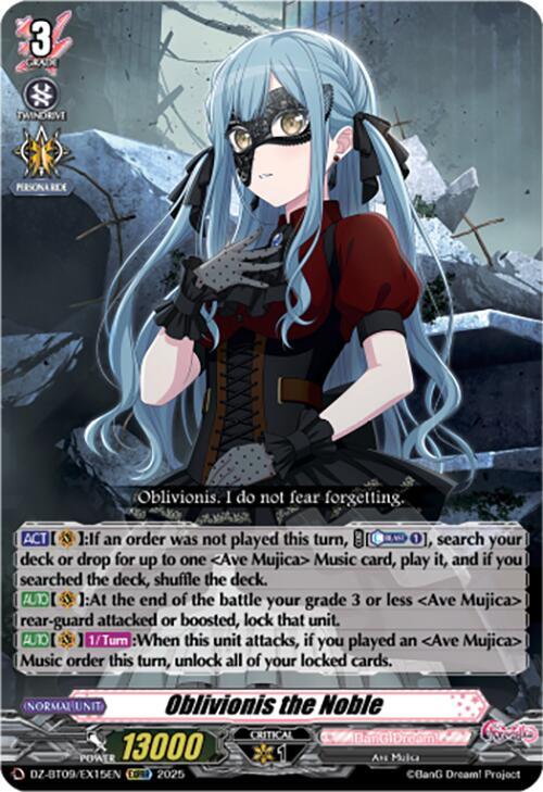 Oblivionis the Noble (EXRRR) - DZ-BT09: Super Brave Detonation