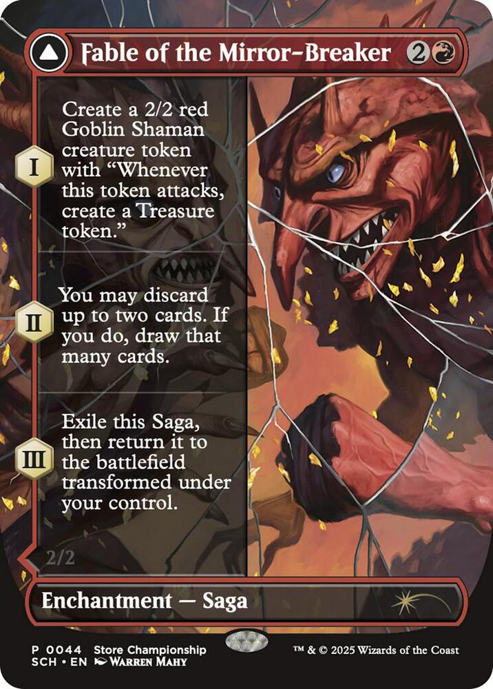 Fable of the Mirror-Breaker foil プロモ Fable of the Mirror-Breaker - Game Day & Store Championship Promos