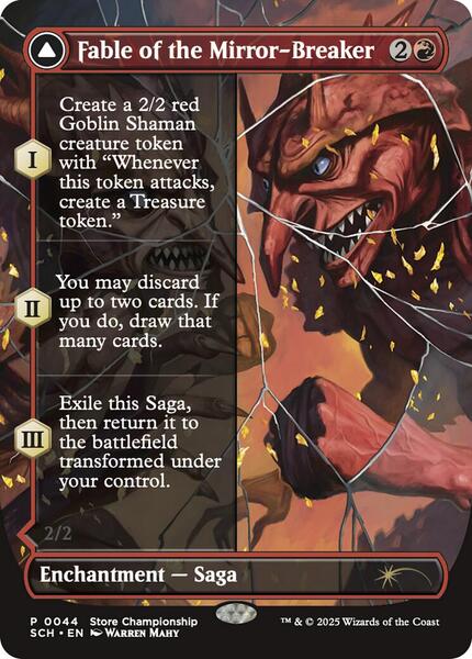 鏡割りの寓話　Fable of the Mirror-Breaker 日)【Foil】鏡割りの寓話 / Fable of the Mirror-Breaker