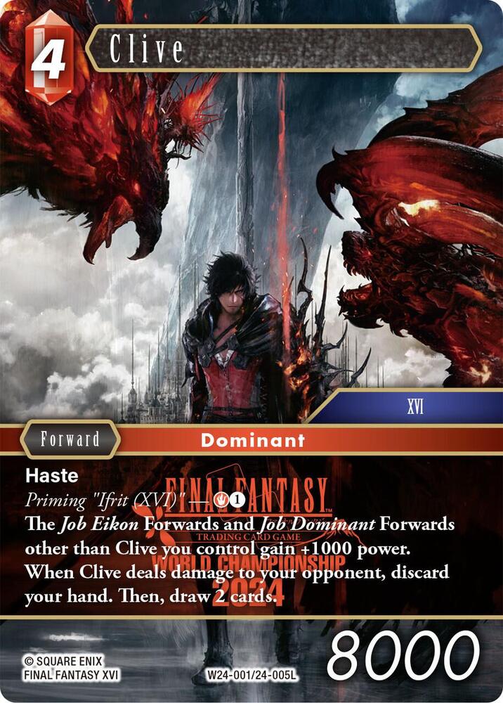 Clive - World Champion Decks 2024 - Final Fantasy TCG - TCGplayer.com