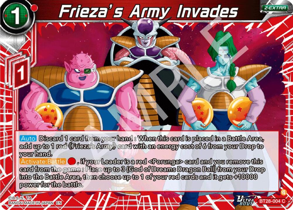 Frieza's Army Invades - Prismatic Clash - Dragon Ball Super