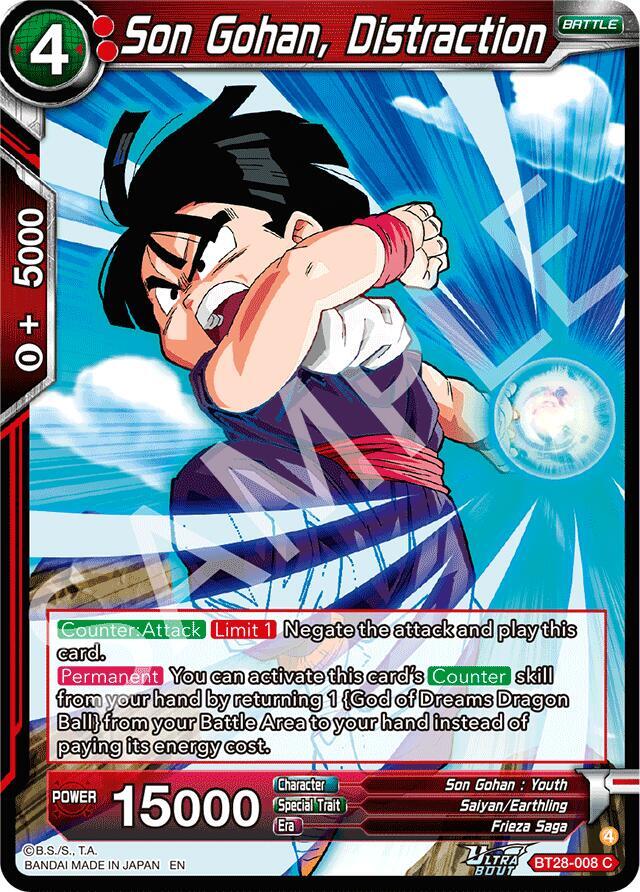 Son Gohan, Distraction #BT28-008 — Prismatic Clash