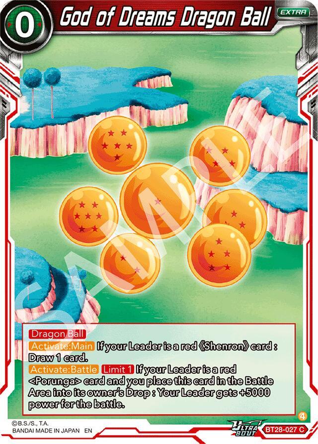 God of Dreams Dragon Ball - Prismatic Clash - Dragon Ball Super
