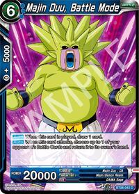Majin Duu, Battle Mode card art