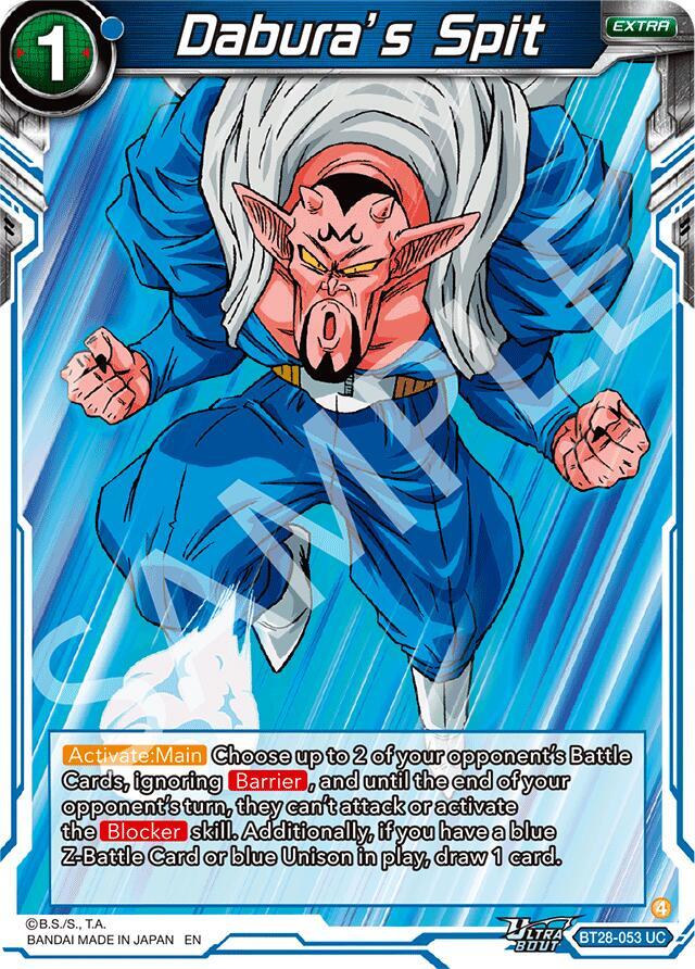 daburyobiccha ページ Dabura's Spit - Prismatic Clash - Dragon Ball Super: Masters