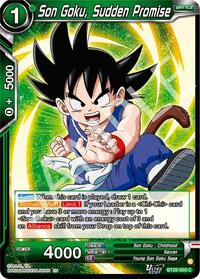 Son Goku, Sudden Promise card art