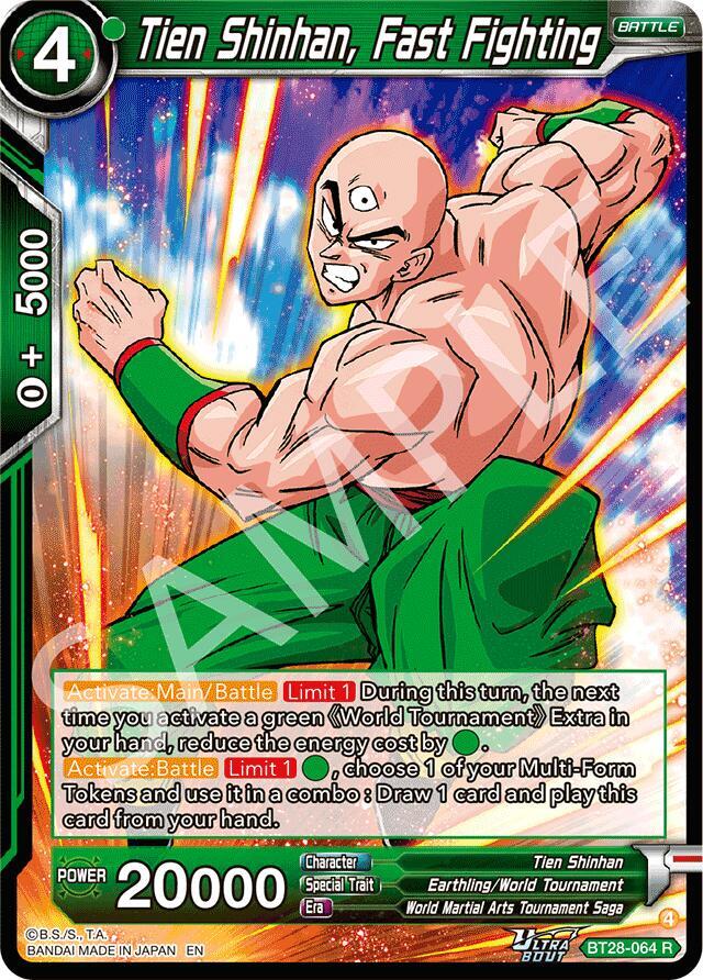 Tien Shinhan, Fast Fighting - Prismatic Clash - Dragon Ball Super