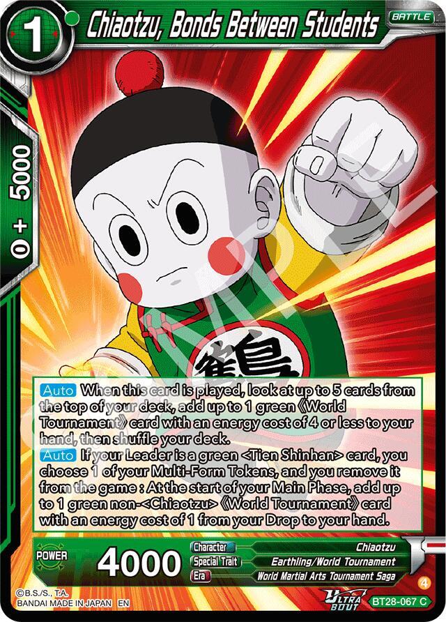 Chiaotzu, Bonds Between Students #BT28-067 — Prismatic Clash