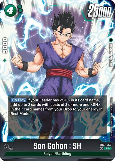 Son Gohan : SH - FB07-058 Wish For Shenron card price