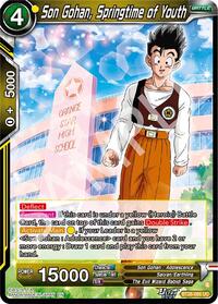 Son Gohan, Springtime of Youth card art