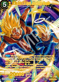 SS Son Goku & SS Vegeta, Acknowledging Strengths (SPR) card art