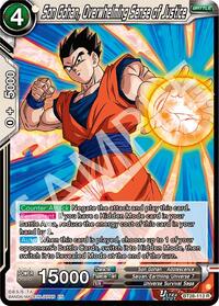 Son Gohan, Overwhelming Sense of Justice card art