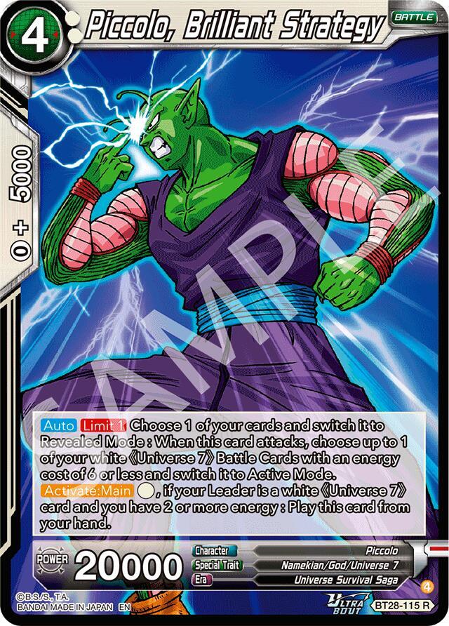 Piccolo, Brilliant Strategy - Prismatic Clash - Dragon Ball Super