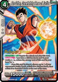 Son Gohan, Overwhelming Sense of Justice card art
