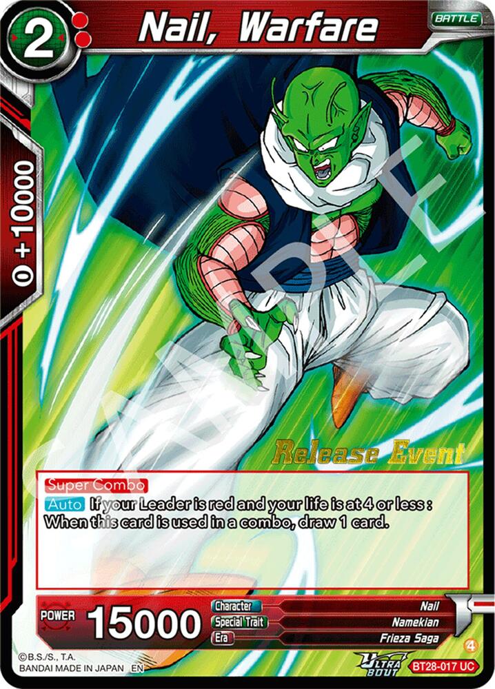 Nail, Warfare #BT28-017 — Prismatic Clash Release Event