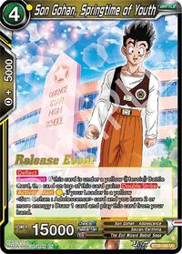 Son Gohan, Springtime of Youth card art
