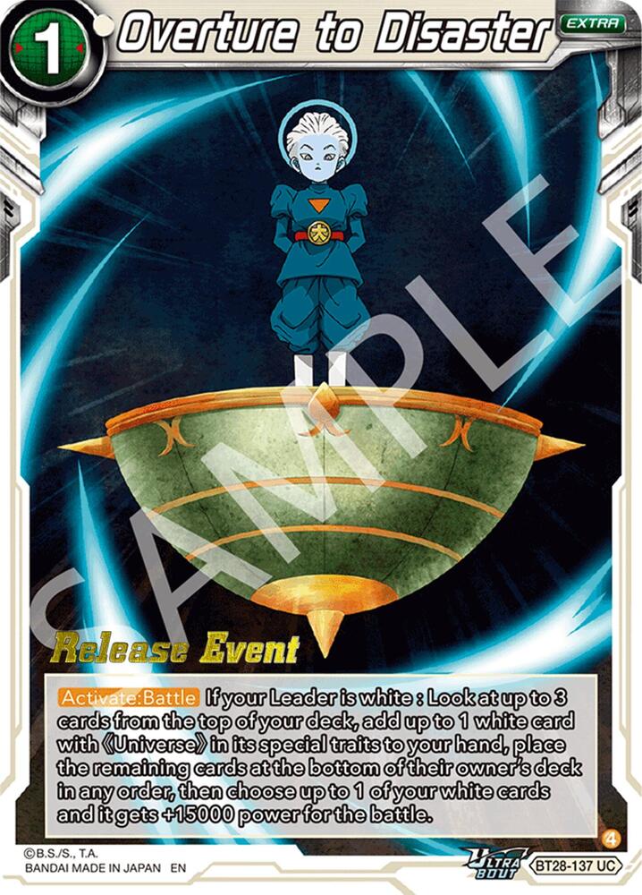 Overture to Disaster #BT28-137 — Prismatic Clash Release Event