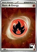 Basic Fire Energy [Prize Pack Cosmos Holo] #10 from Pokemon Scarlet & Violet Energy set
