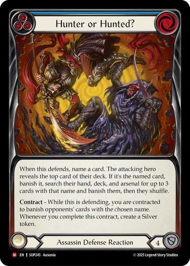 Hunter or Hunted? Super Slam card price