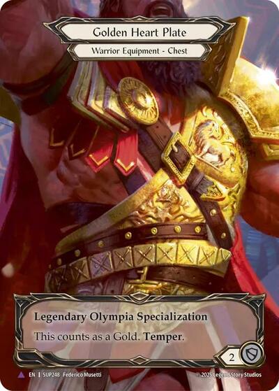 Golden Heart Plate (Marvel) Super Slam card price