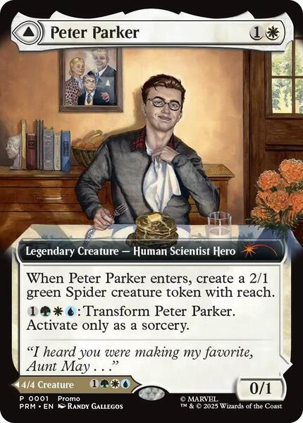 ピーター パーカー mtg Peter Parker (Extended Art) - Unique and Miscellaneous Promos