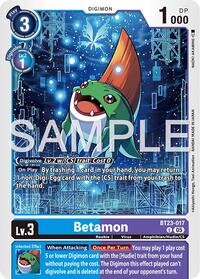 Betamon - Hackers' Slumber - Digimon card