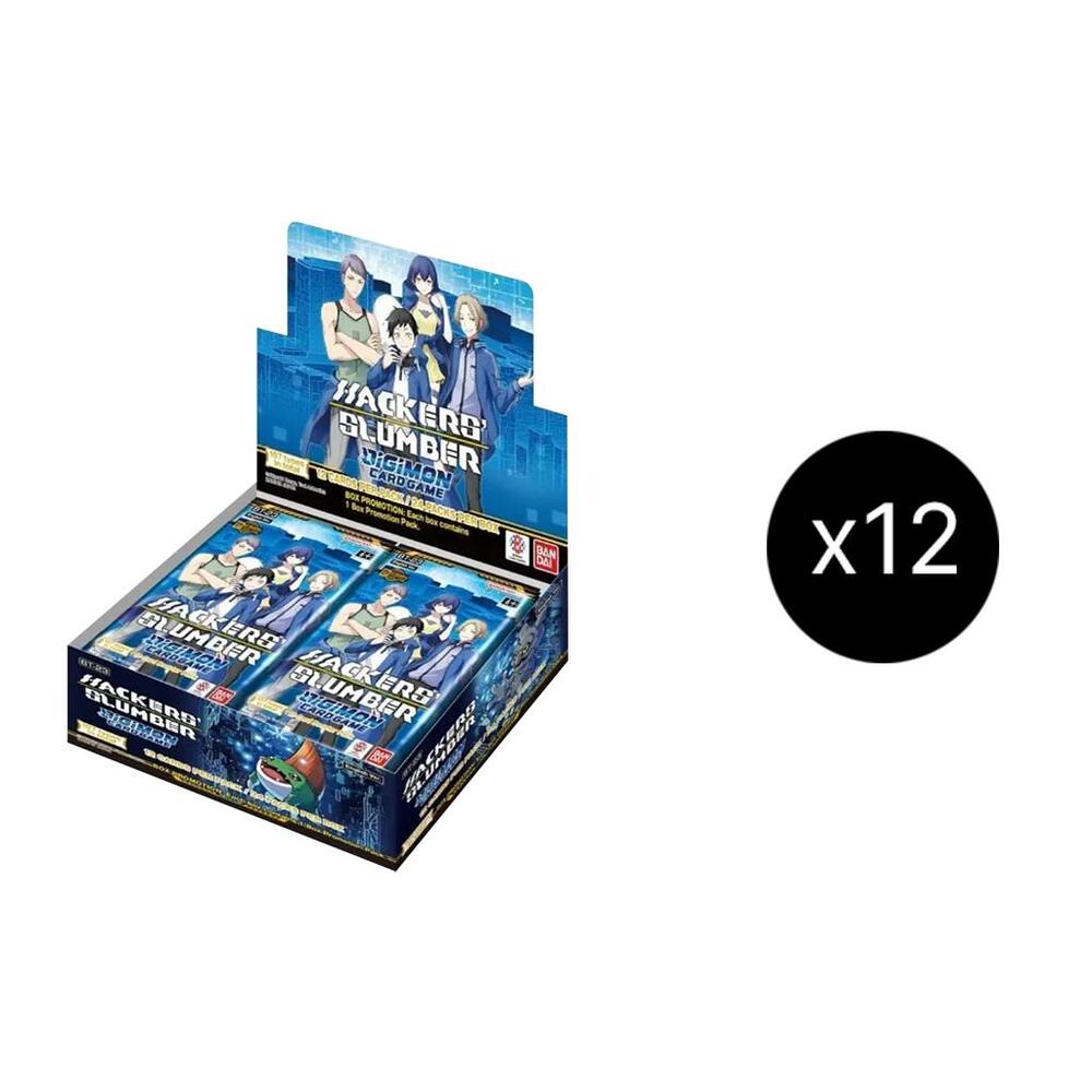 HACKERS: SLUMBER デジモンカードゲーム 4ボックス 宅配便のみ】【BT-23】HACKERS' SLUMBER SR以下4コンセット