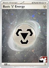 Basic Metal Energy - 016 (Cosmos Holo) #016 from Prize Pack Series Cards Pokemon card image