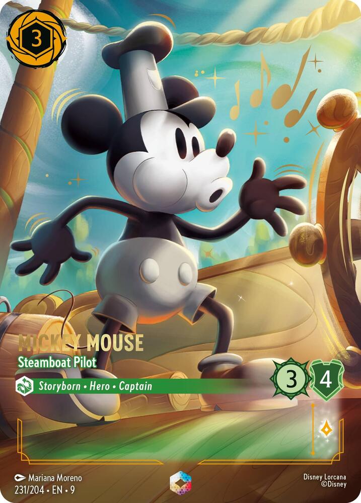 Mickey Mouse - Steamboat Pilot (Enchanted) - Fabled - Disney
