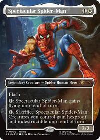 Spectacular Spider-Man (Borderless) - Media Promos - Magic: The Gathering card