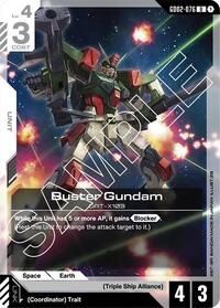 Buster Gundam - Dual Impact - Gundam card