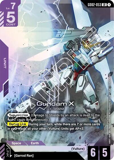 Gundam X (GD02-053) card