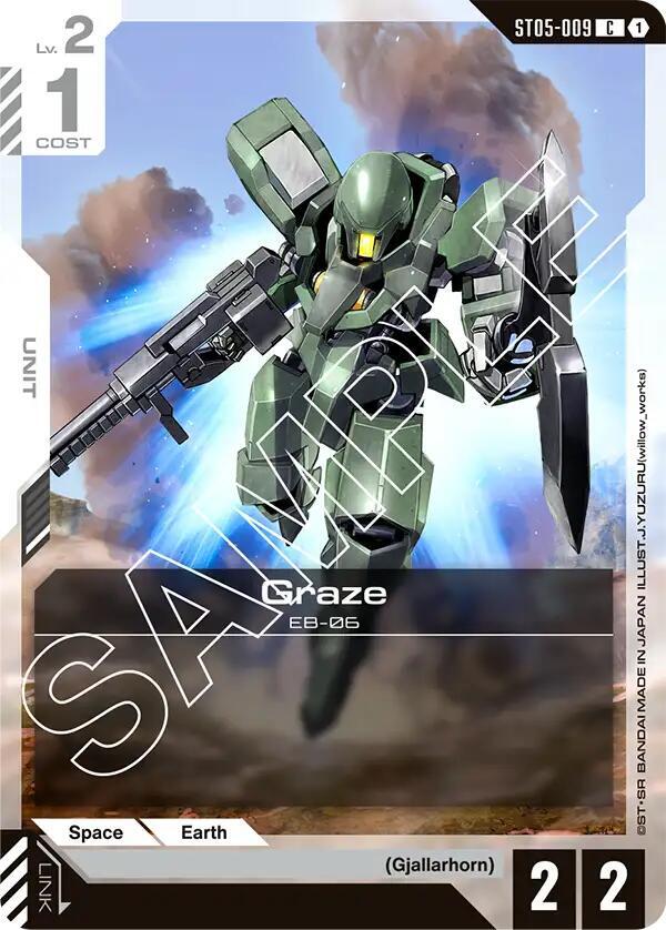 Graze - Starter Deck 05: Iron Bloom - Gundam Card Game - TCGplayer.com