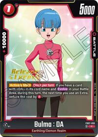 Bulma : DA - Wish For Shenron Release Event Cards - Dragon Ball Fusion World card