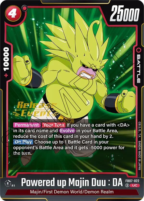 Powered up Majin Duu : DA