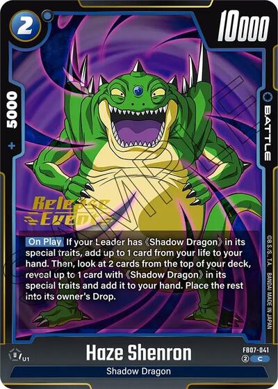 Haze Shenron card